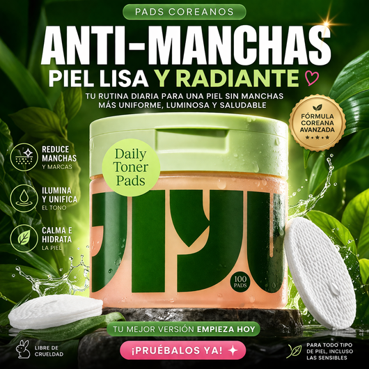 ✨ Pads Koreanos Anti-Manchas – Piel Lisa y Radiante 💖