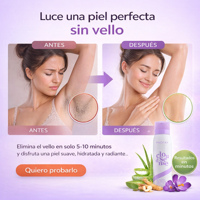 Spray Phofay - Crema Depliatoria Indolora de Acción Rápida