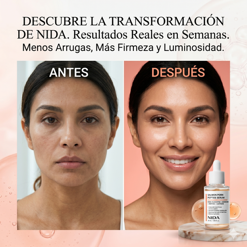 Renueva tu Piel: NIDA Salmon PDRN Peptide Serum para Firmeza y Luminosidad