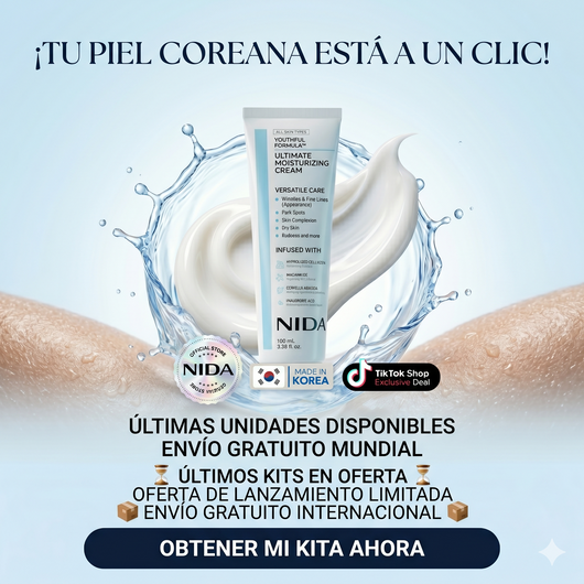 El Secreto Coreano para una Piel de Cristal: NIDA Ultimate Moisturizing Cream.