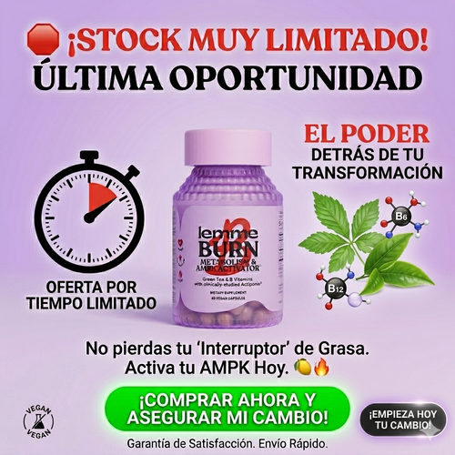 Activa tu metabolismo y transforma tu figura con Lemme Burn.