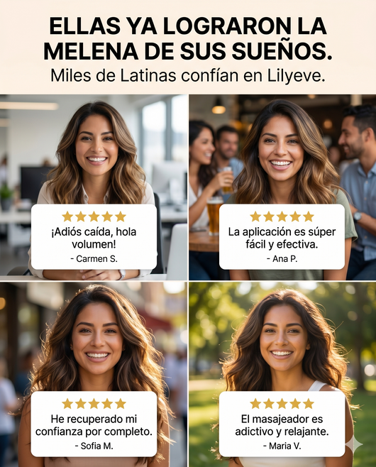 Dile adiós a la caída: El secreto coreano Lilyeve Grow:Turn Ampoule para un cabello más fuerte.