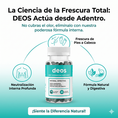 DEOS: Tu revolución contra el mal olor desde el interior.
